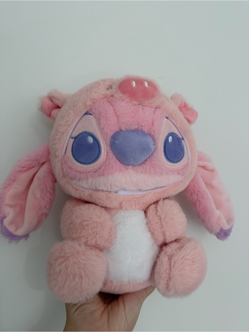 Disney Pink Plush Stitch with Pig outfit